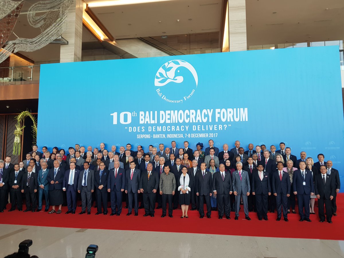 BelarusEmb_IDN's tweet photo. About the participation of the #Belarus delegation in the 10th #Bali #Democracy #Forum #BDF10 - https://t.co/wvPWlnfSHW https://t.co/zhemdRJrEr