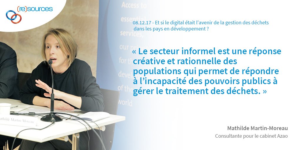 resources_think's tweet image. C’est en quelque sorte une mission de service public qu’offre ces collecteurs informels, qui travaillent dans des conditions de précarité. importante - Mathilde Martin-Moreau (Azao) #MatResources #recyclage #economiecirculaire