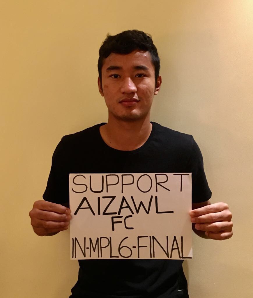 AizawlFC's tweet photo. A message from the India International and former Aizawl FC's Defender Ruatthara #aizawlfc #supportaizawlfc #ThePeoplesClub #MPL6 #Final https://t.co/5Yl31MYw7Z