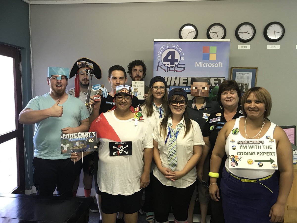c4kofficial's tweet image. Hour of Code session for our staff and trainers in theme mode! Great fun! #Minecraft #Hourofcode #Myfirstcode @MicrosoftPhilanthropiesMEA
@MSPhilan_MEA #Conputers4kids