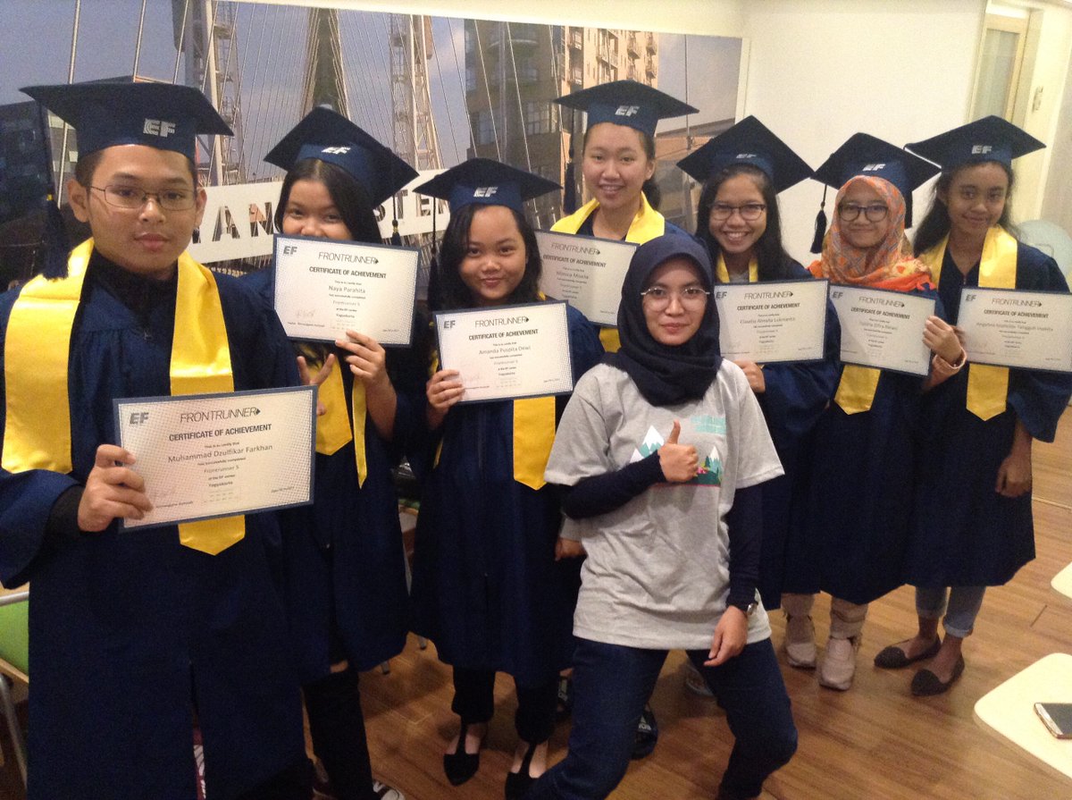 Congratulation for Frontrunner 5 students, See you in Frontrunner 6 😉🎉
#efyogyakarta
#efmoment