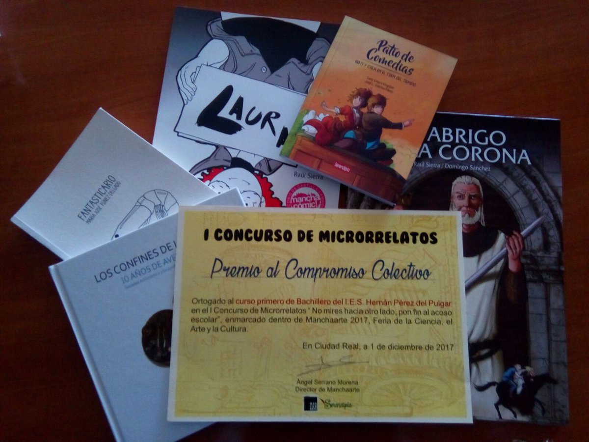 Feria de la Ciencia, el Arte y la Cultura MANCHAARTE 2017,  
I Concurso de Microrrelatos organizado con motivo de la feria.
Gracias, chicos y chicas, por vuestra implicación y ¡ENHORABUENA!