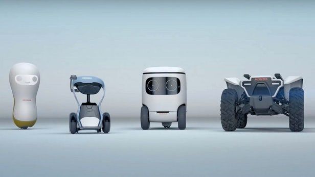 siriclean's tweet image. @Honda&apos;s 3E robot concepts ready to roll into #CES newatlas.com/honda-3e-robot… we are hoping for a dedicated #CleanBot. #CES2018 #robovacs #roboscrubber #CleanApp