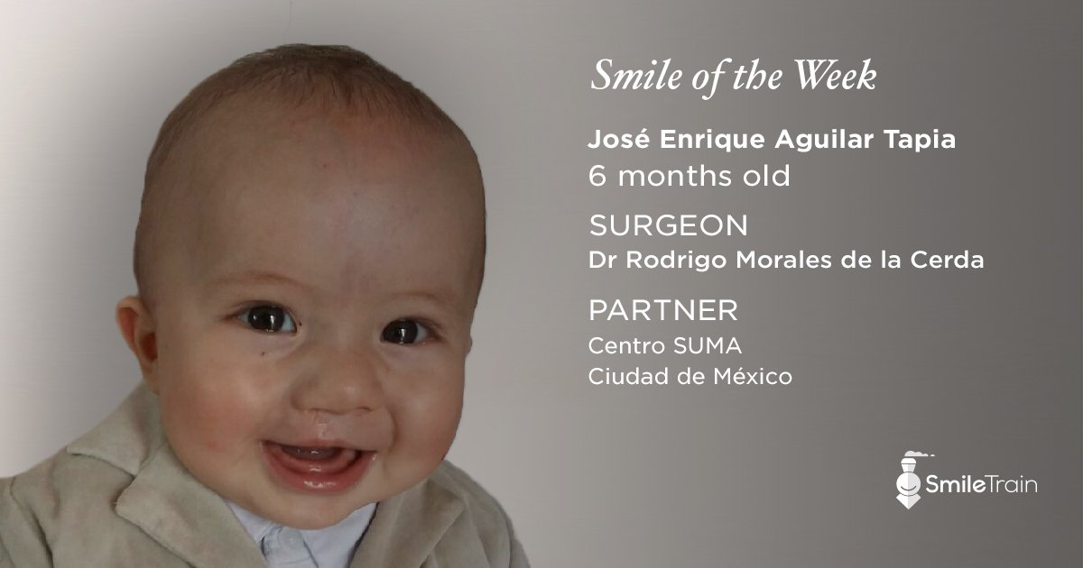 6 month old José is our latest #smileoftheweek! Share his amazing #smile with a loved one today 😀 🇲🇽
