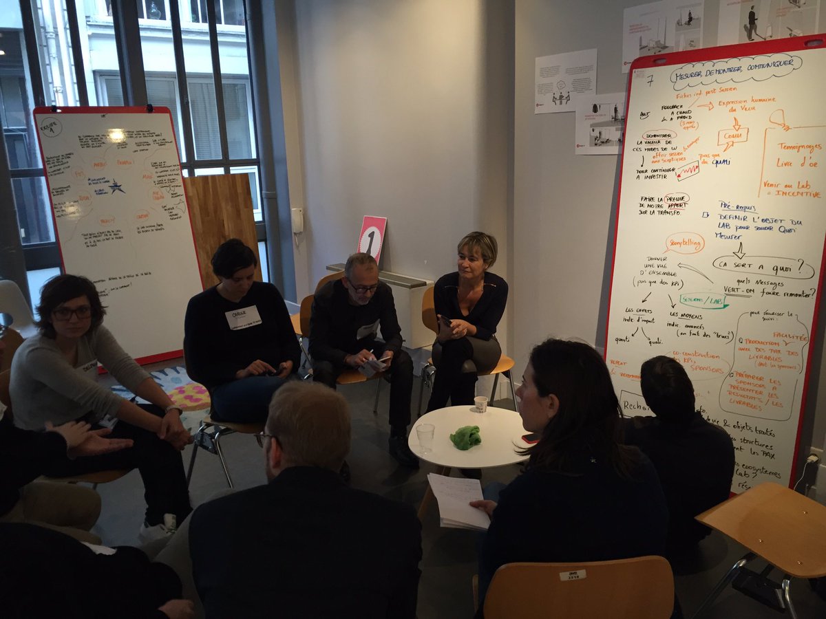 SeillierR's tweet image. Mesurer l&apos;impact des labs, ne pas devenir un standard, se réinventer, désiloter les organisations, passer à l&apos;échelle et diffuser les démarches collaboratives... foisonnement de réflexions au #LabdesLabs de @CodesignIt