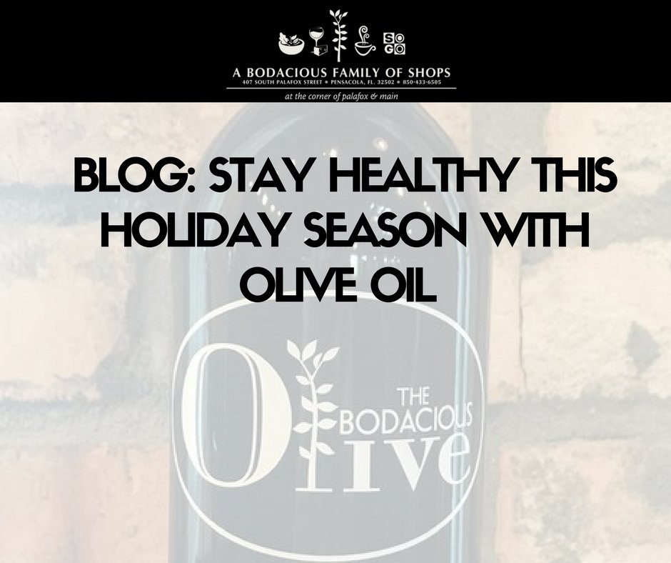 Who wants help staying healthy this season? Olive oil to the rescue!
#Fridayfeeling #Stayhealthy #Oliveoil #holidayseason 
blog.bodaciousolive.com/stay-healthy-h…