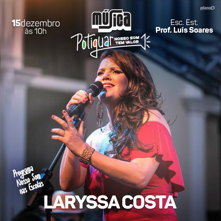 greenpointprod's tweet photo. No próximo dia 15/12 tem pocket show com @cantoralaryssacosta em mais um #ProgramaNossoSomNasEscolas. https://t.co/AeNnQrGqbZ