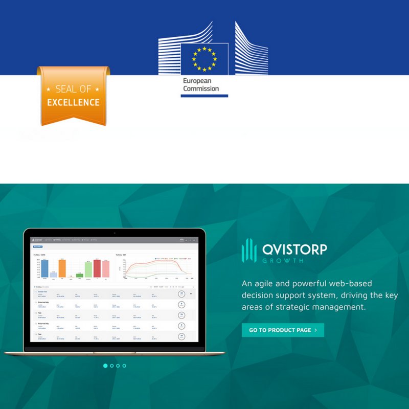 QVISTORP GROWTH awarded with the Seal of Excellence certificate under the EU HORIZON 2020 program For more info, visit our blog: bit.ly/seal_eng 
#sealofexcellence #horizon2020 #horizon #corporatefinance #investmentappraisal #capitalbudgeting #capitalallocation