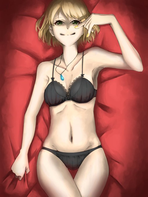 医口　しのさんがTwitterに投稿した鰐淵エモコ(ゾンビランドサガ)のイラスト。