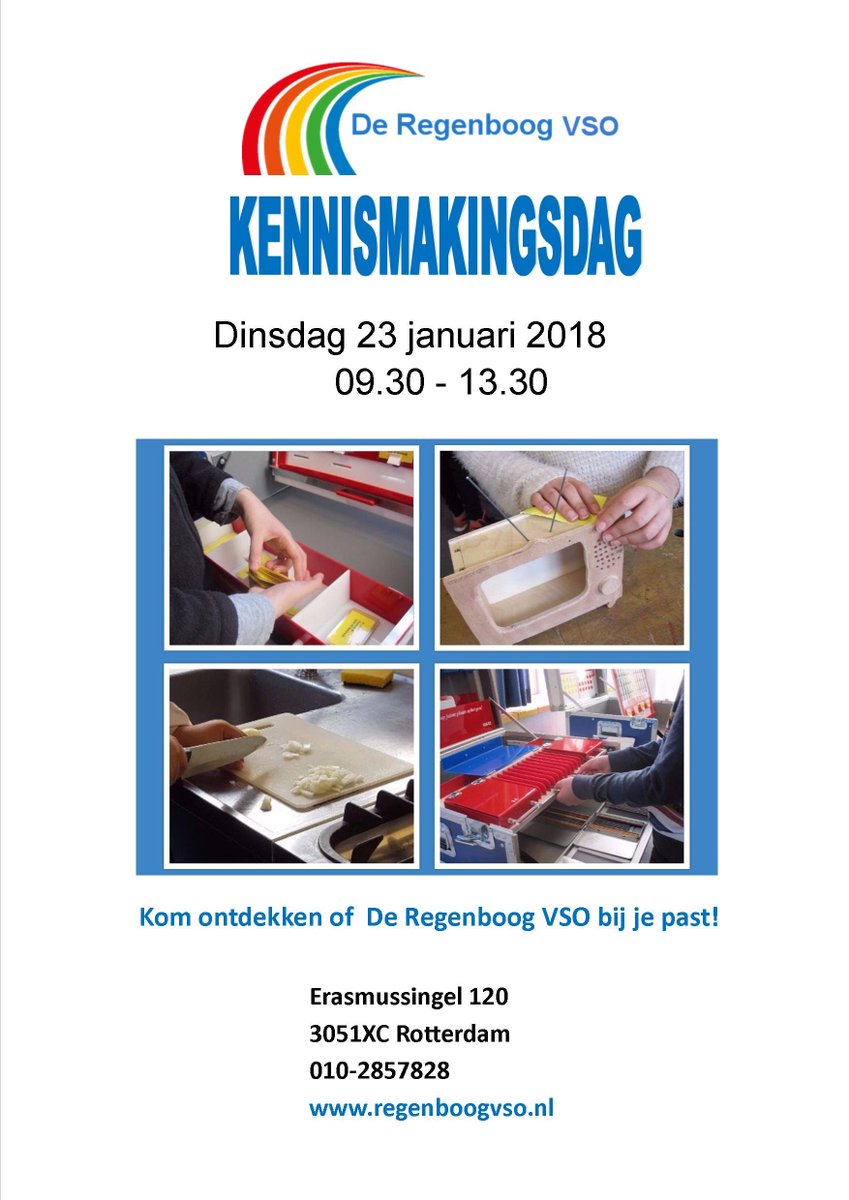 AccentVSO's tweet photo. 23 januari kennismakingsdag op #VSODeRegenboog https://t.co/b82MM8deYM #graagretweeten https://t.co/HFWJzeABlr