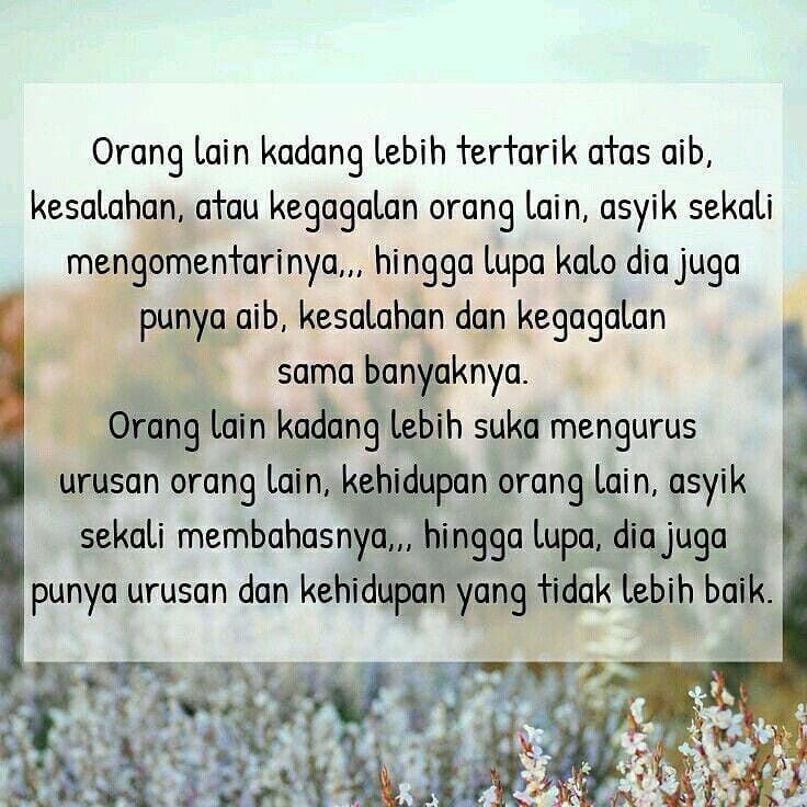 Twitter இல Frida Hsb Tausiyahku Itu La Manusia Terlalu Sibuk Mengurusih Hidup Orang Lain Tak Sempat La Pula Dia Mengurusi Dirinya Sendiri Terlalu Sering Dia Melihat Kesalahan Orang Lain Tak Sadar Dia Dengan Kesalanya