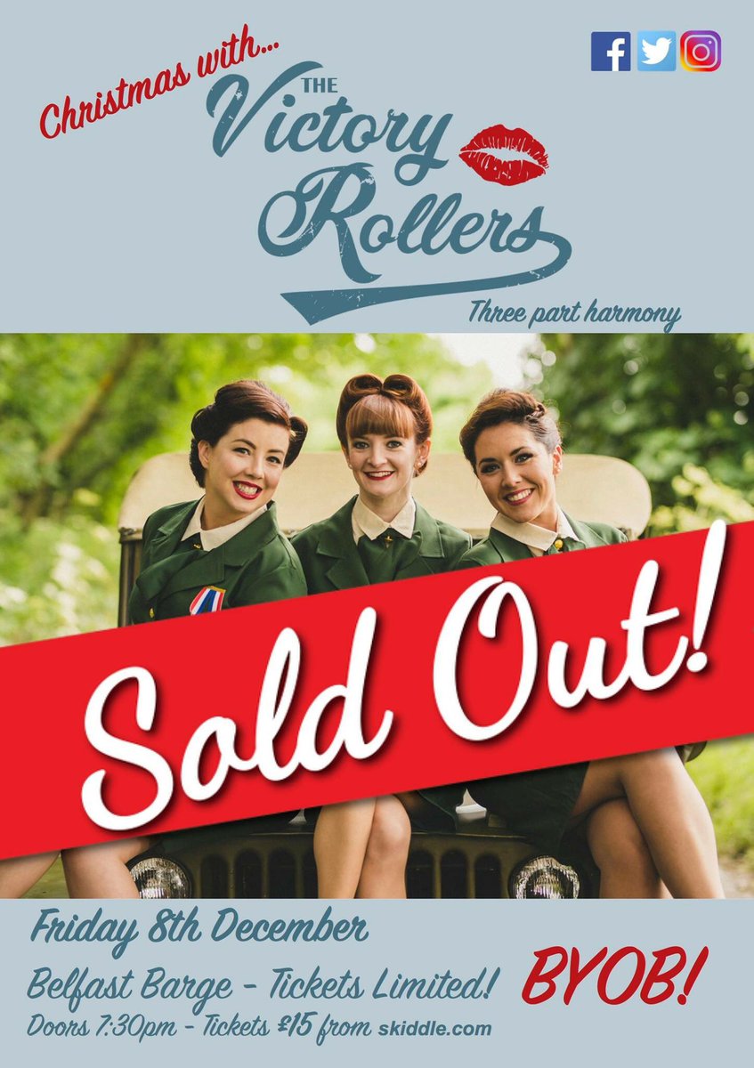Tonight’s the night we board <a href="/real_barge/">Real Belfast Barge</a> for a night of fabulous forties frivolity. We can’t wait! 💋 #singers #belfast #belfastentertainment #vintage #belfastgig #swing #retro #music