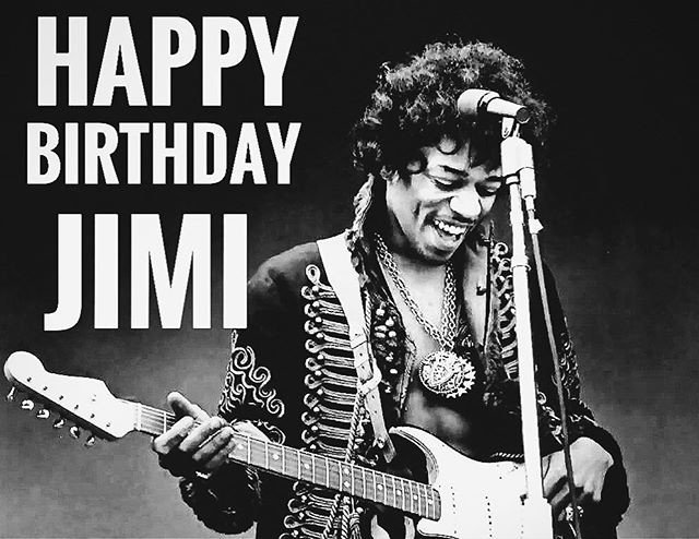 Jimi Hendrix’s Birthday Celebration | HappyBday.to