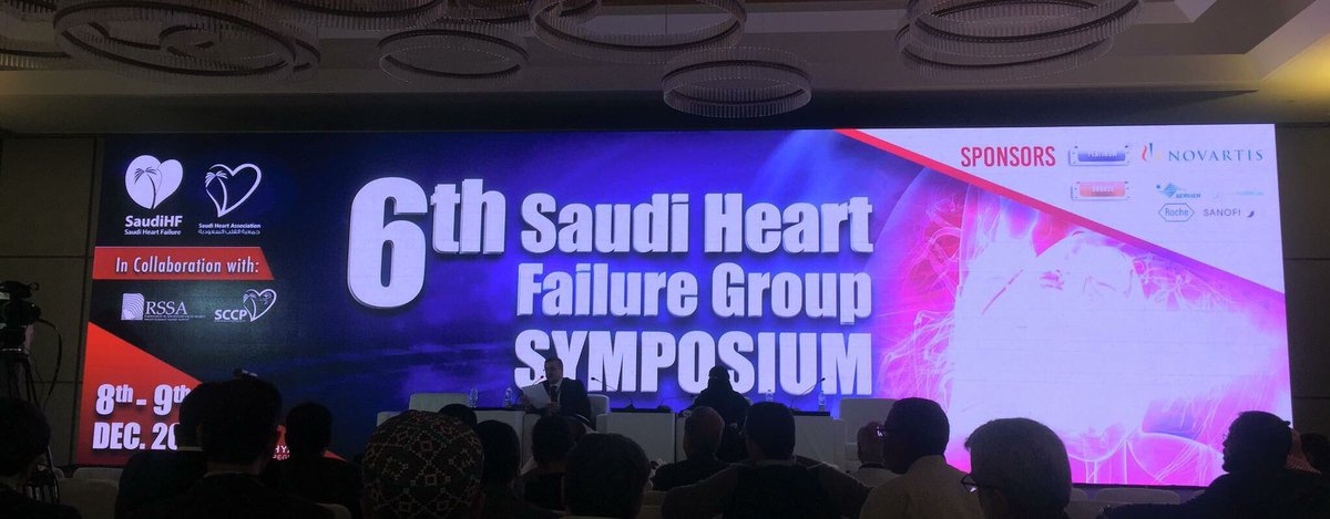 Don’t miss The 6th HF symposium organized by The Saudi heart failure working group is held today and tomorrow at Hayat Regency Riyadh