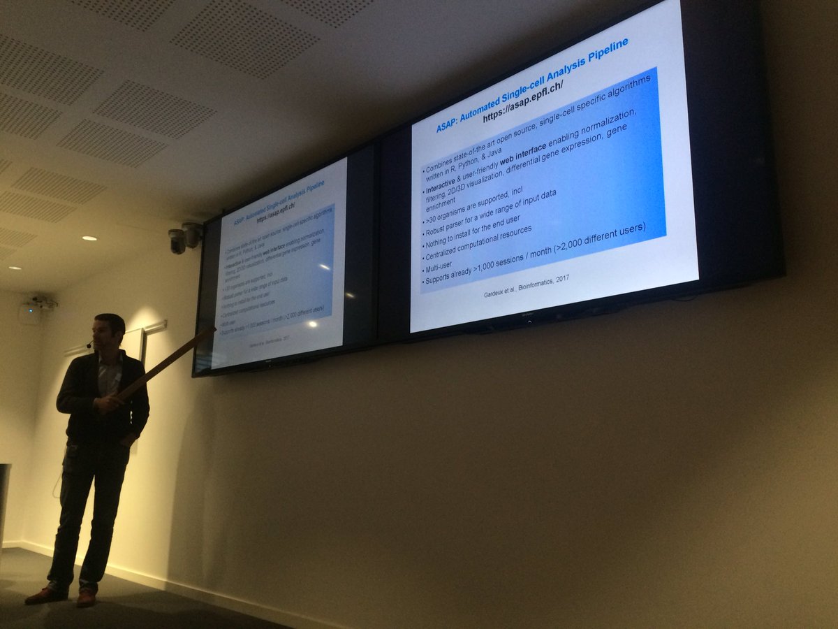 Bioinformatics for the masses using ASAP by @BartDeplancke demonstrated at the #flycellatlas meeting