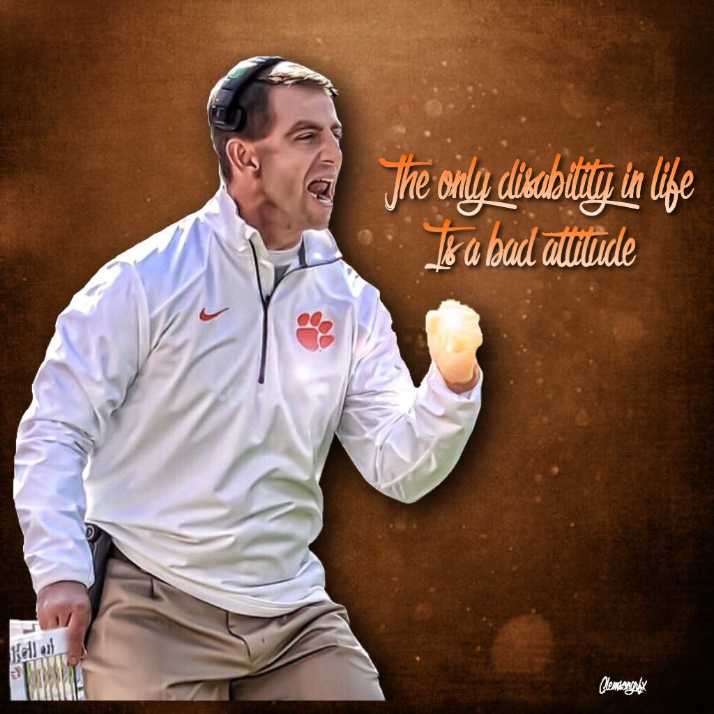 Tigertalk247's tweet photo. Dabo  💯 https://t.co/ia6zPTqbvj