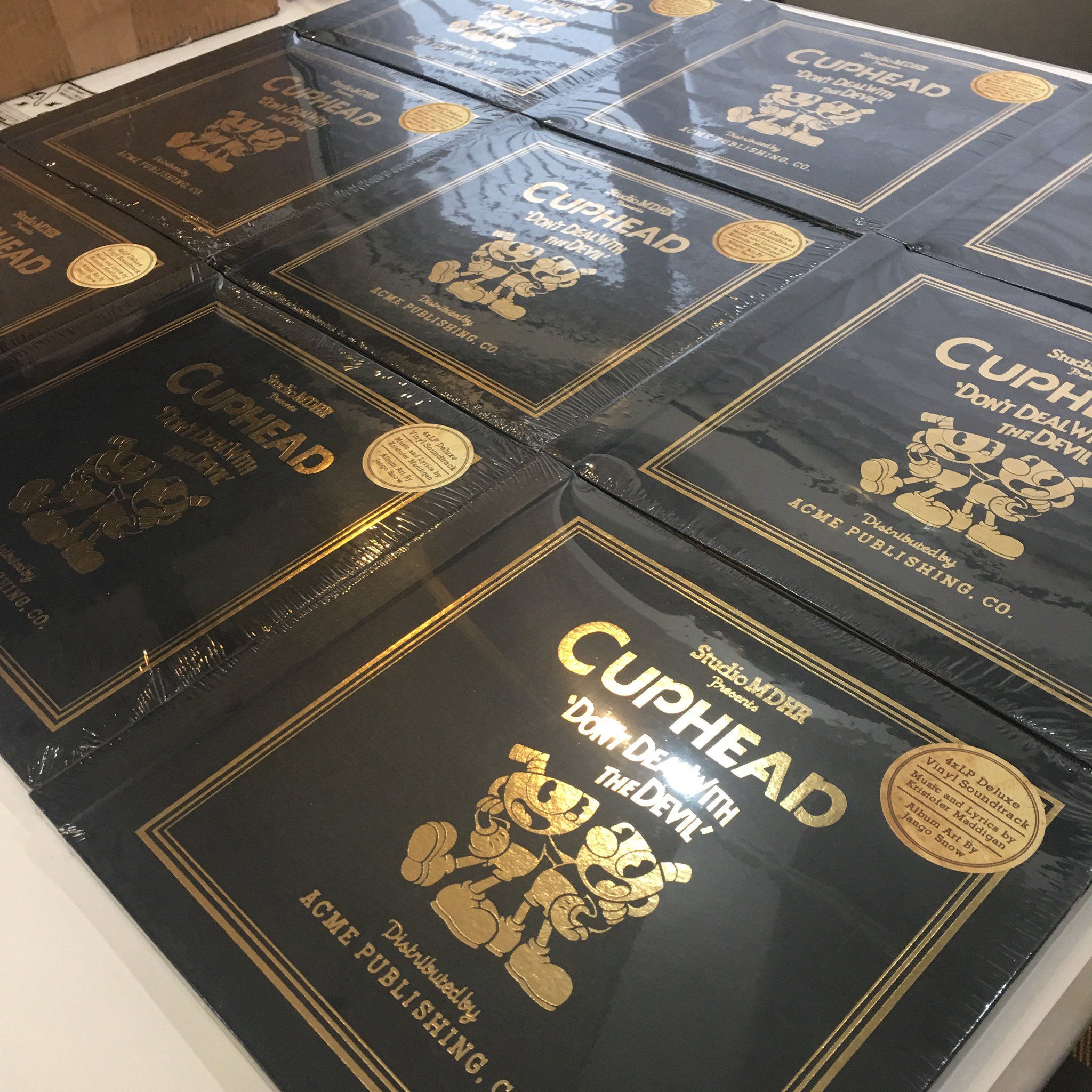 新品 未開封 Cuphrad LP4枚組 アナログレコード 廃盤 カップヘッド レトロ調のジャケットもステキな『Cuphead』アナログレコード