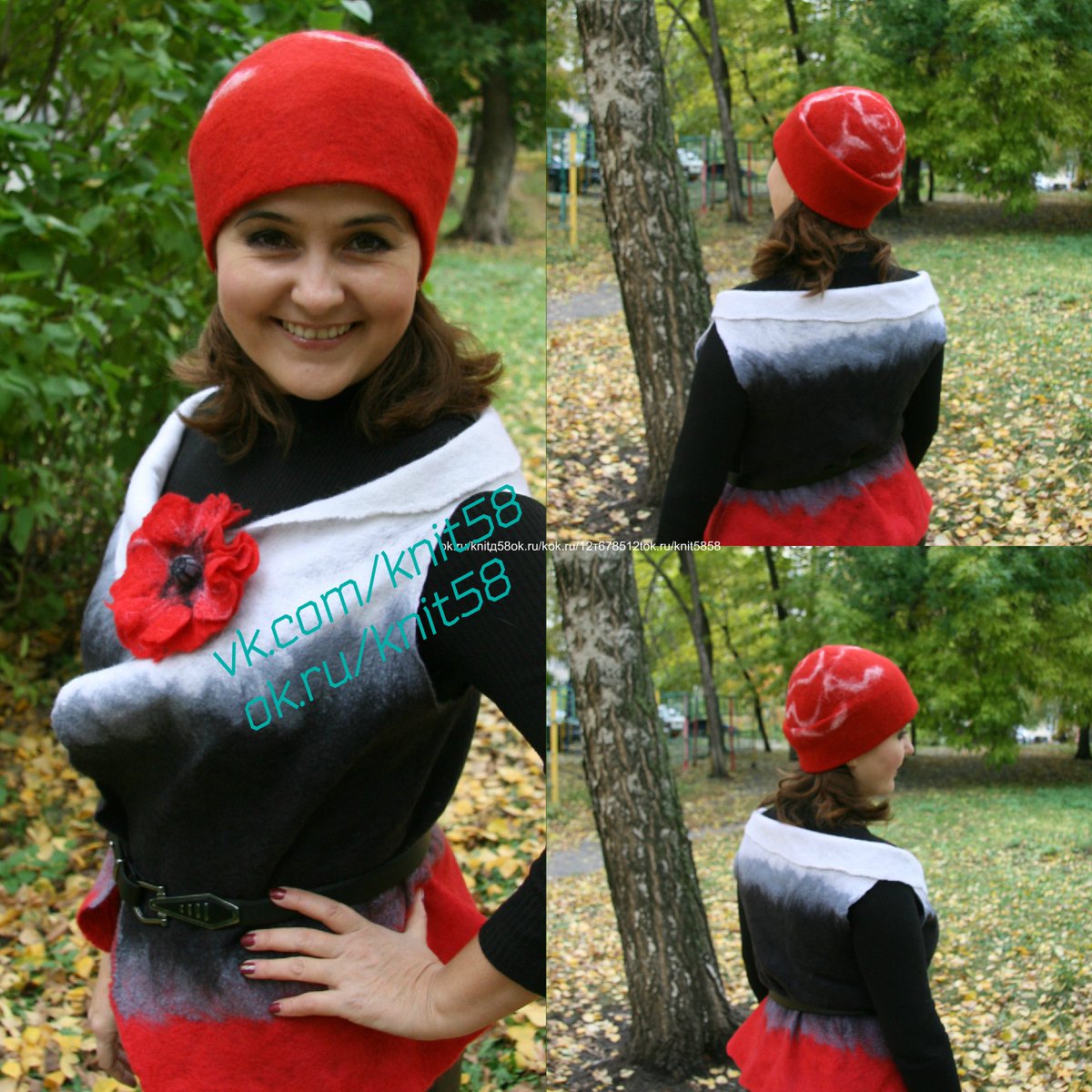 Alivefelt's tweet image. 🌸Валяный жилет- трансформер " Страстный мак" украсит и согреет вас в любое время года. Валяный жилет выполнен из тонкой шерсти.
🌸Жилет универсальный, можно носить во многих вариантах и на обе стороны! 
🌸🌸🌸 Импозантный, легкий, нежный,пластичный!