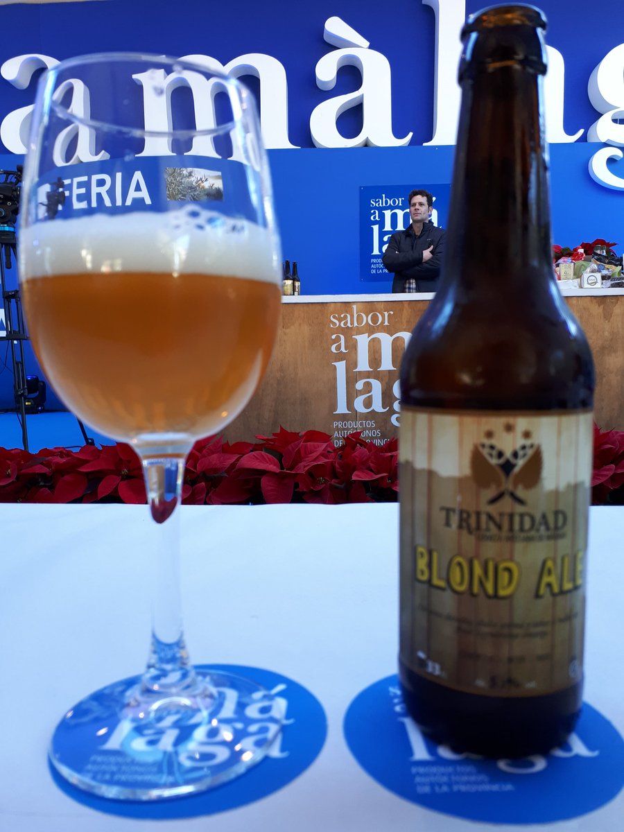 Comienza la cata de <a href="/cervezatrinidad/">cervezatrinidad</a> en la #FeriaSaboraMalaga. Cervezas artesanas de Alhaurín el Grande con mucho <a href="/SaboraMalaga/">Sabor a Málaga</a>