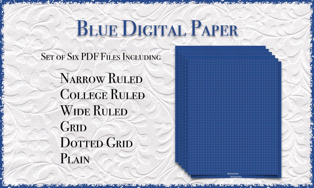 seriousnotepads's tweet photo. Blue Digital Paper | US Letter Size | Printable PDF | #goodnotestemplates #goodnotes #notability #pennstate #chanelblue https://t.co/7Qvb3cCkOU https://t.co/JroXtKR5Z5