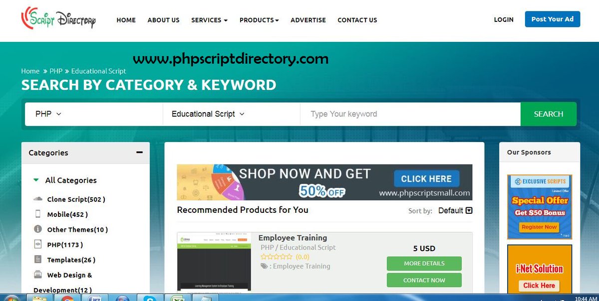 php_directory's tweet image. Educational Script has more features when compared to any other student information system. It's created with users in mind. Without high technical knowledge anyone can maintain our School/College Management Script. 
To Visit Site : goo.gl/QMs18B 
#phpscriptdirectory
