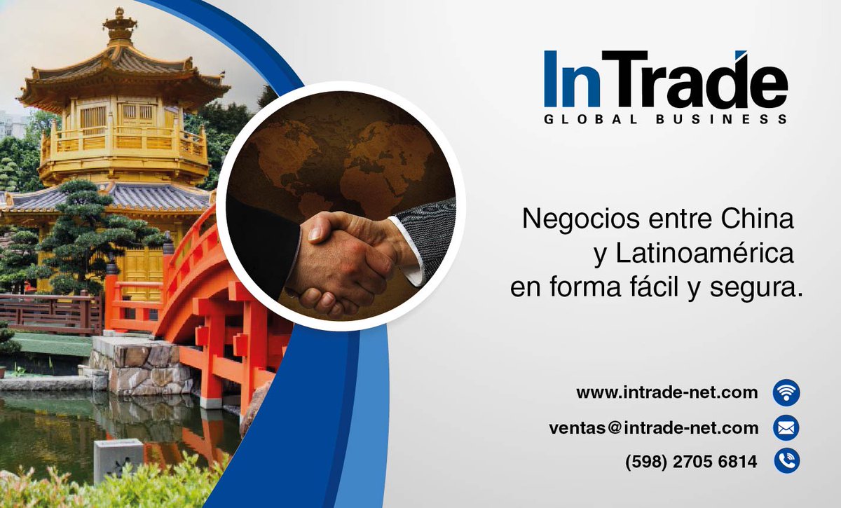 IntradeNet's tweet image. ¿Querés importar de China? Nosotros te apoyamos en todo el proceso de compra desde nuestra oficina en Shanghai. Búsqueda de los proveedores, negociación, seguimiento, inspecciones de calidad en la fábrica, documentación, embarque y más. Por consultas: ventas@intrade-net.com