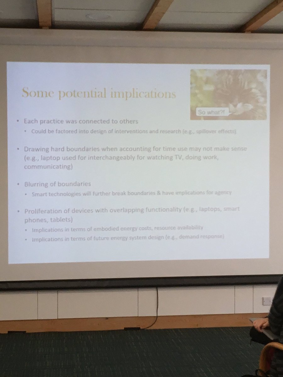 wholeSEM's tweet photo. #wholeSEM- Five energy intensive practices were studied and then connected to the others, with practical implications for sustainability interventions.”
Presenter, Aimee Hope; Respondent, Steve Becker https://t.co/ojEqAEJoaV