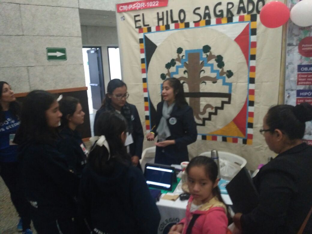 Nuestras alumnas en Expociencias Nacional 2017. <a href="/CarlosJoaquin/">Carlos Joaquín</a> <a href="/CongresoQRoo/">Congreso del Estado de Quintana Roo</a> <a href="/MarisolEducQR/">Marisol Alamilla B.</a>