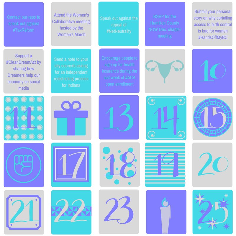 HamiltonCoNOW's tweet photo. Day 8 of the #ActivistAdventCalendar: Encourage others to sign up for #healthinsurance during this last week of #ACA enrollment (deadline is 12/15 https://t.co/ERuQzTWfO6 ! https://t.co/KnuVjRe1v7