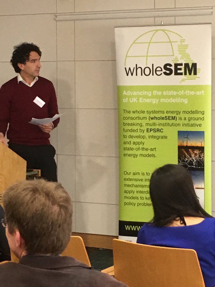 wholeSEM's tweet photo. #wholeSEM- Myopia in strategic investments, or a focus on -80% rather than net-zero CO2 emission targets could entail very large infrastructure costs”  Presenter, Francesco Fuso-Nerini; Respondent, Meysam Qadrdan https://t.co/rg2uoByG6R