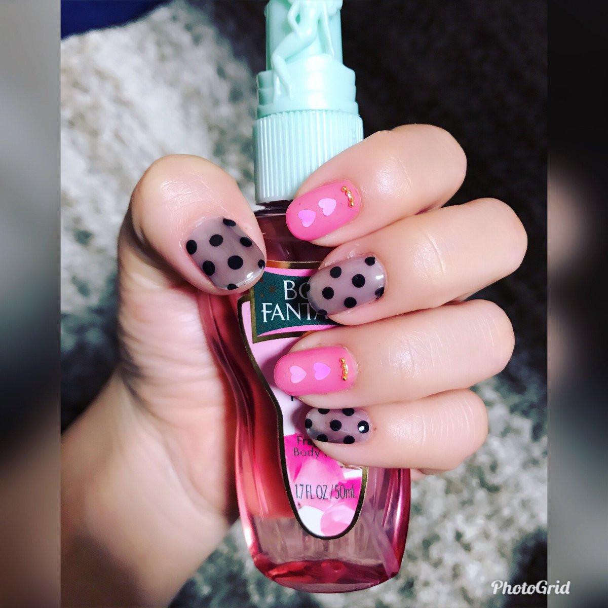 Aiko ネイル垢 Pa Twitter 昨日の物足りなさすぎてやり直した しかも今朝爪折れて補強も ストッキングネイル 気にいるまで セルフネイル