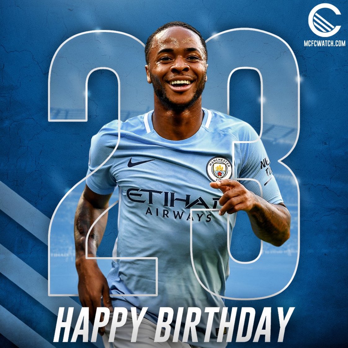 Happy Birthday to Raheem Sterling, who turns 23 today! 