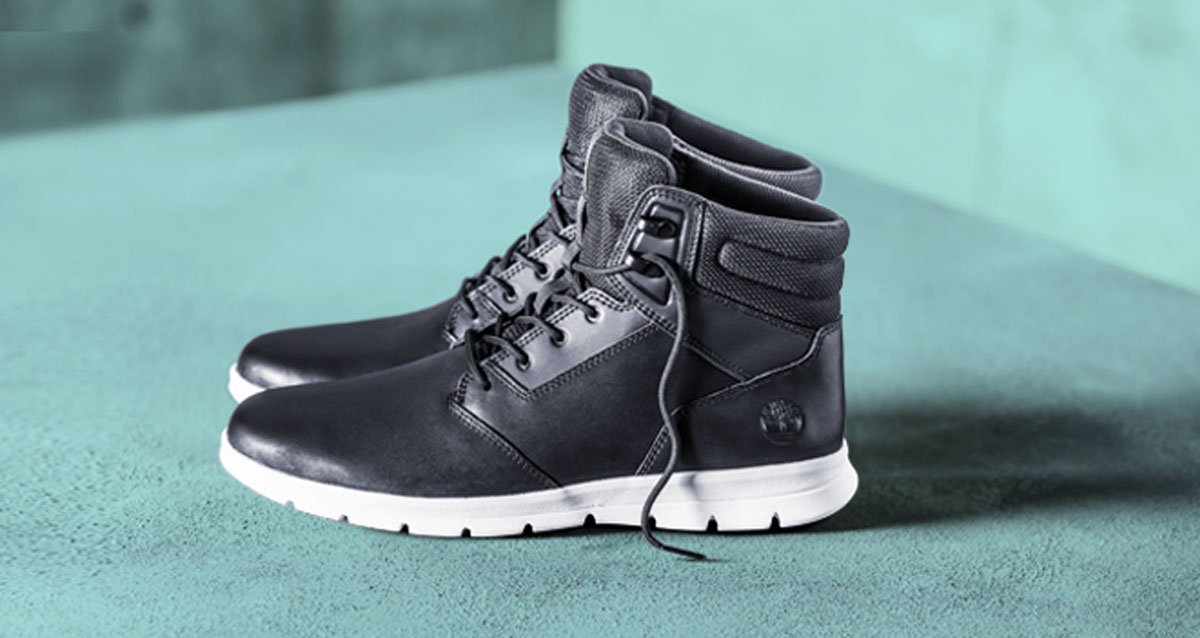 timberland graydon sneaker boot black