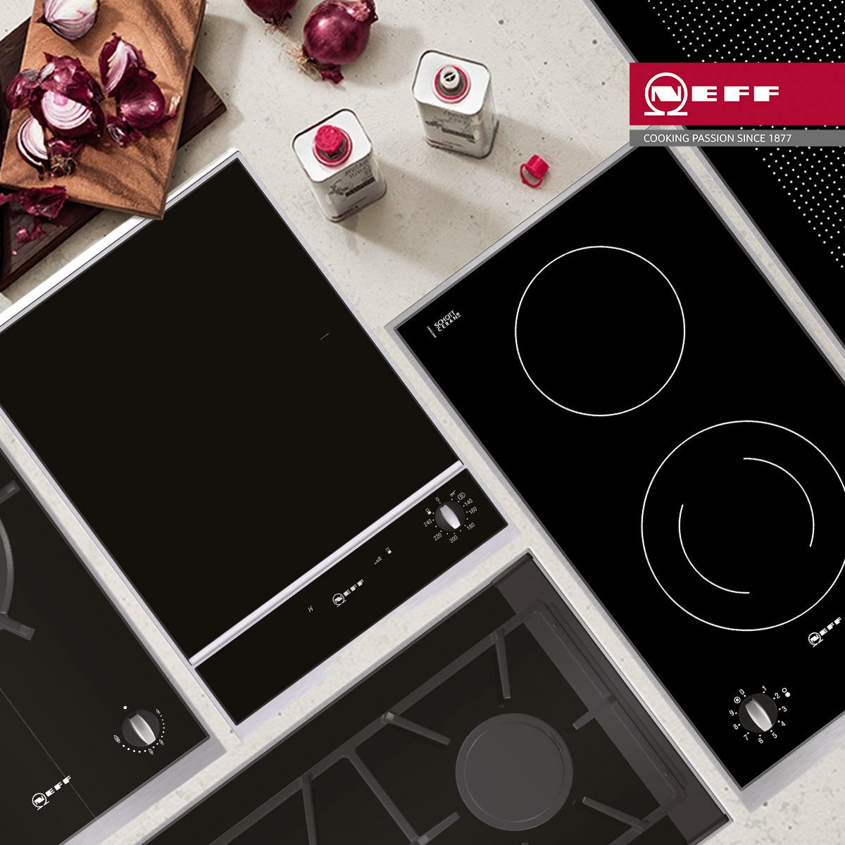 Ask us how you can create a bespoke cook-top with NEFF Domino Hobs. By lining up your choice of gas, Teppan Yaki, FlexInduction and ceramic hobs, it’s possible to create a cooking station that’s as unique as you. Contact us for more information: buff.ly/2BMZgXe