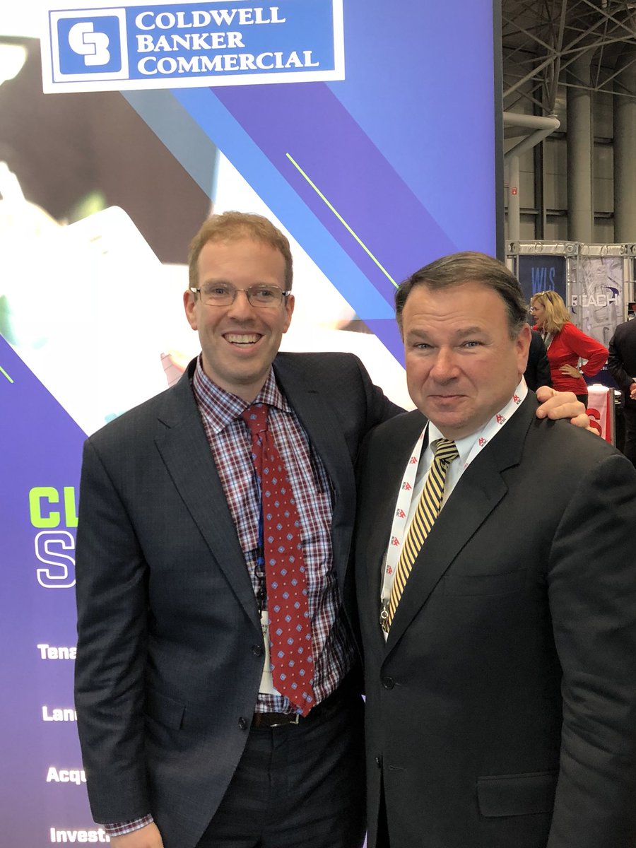 Investboston's tweet photo. Always great to meet with #coldwellbankercommercial #ceo Fred Schmidt at @icsc to discuss CBC’s amazing marketing #icscnydm @cbcworldwide https://t.co/i7eDIZ0yNk