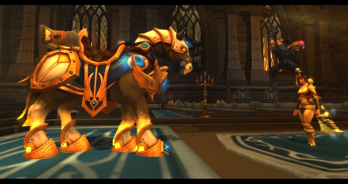 SarahEd1981's tweet image. Paladin Class Mount obtained! #Warcraft #Paladin #ClassMount