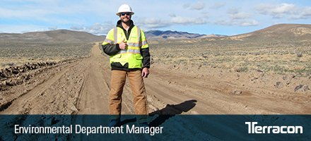 terraconlife's tweet photo. Can you recommend anyone for this #job? We're #hiring #Environmental Department #Manager #AEC #greatpeople https://t.co/aHxPf1P3VX https://t.co/77KfnrY7fu