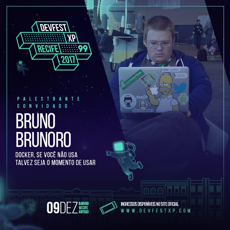 devfestxp's tweet photo. Já ouviu falar sobre Docker mas não sabe se deveria usar ou não? O @brunosbrunoro, CTO do Banco Maré, vai mostrar como essa ferramenta pode facilitar sua vida durante todo o ciclo de desenvolvimento.

⚡️ Compre seu ingresso: https://t.co/0cKuTAasrn https://t.co/pgSI6ApPQ2