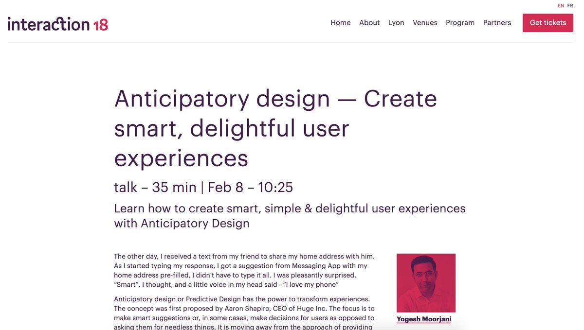 myogesh's tweet photo. Super excited to the presenting at @ixdconf #IxD18 #ux #uxdesign #design https://t.co/t5xpKBLVC4 https://t.co/qsFeFIBhiR
