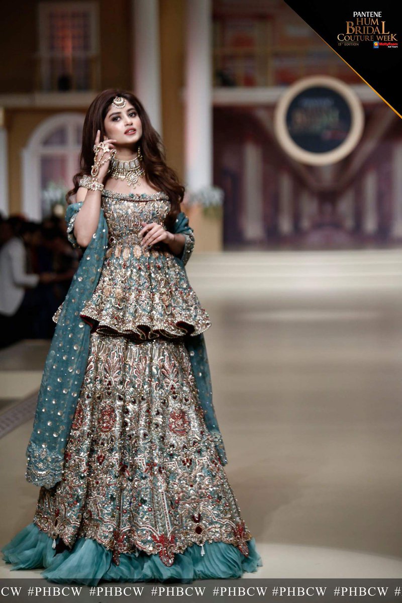 Bridal Couture Week On Twitter Sajal Ali Is The Showstopper For