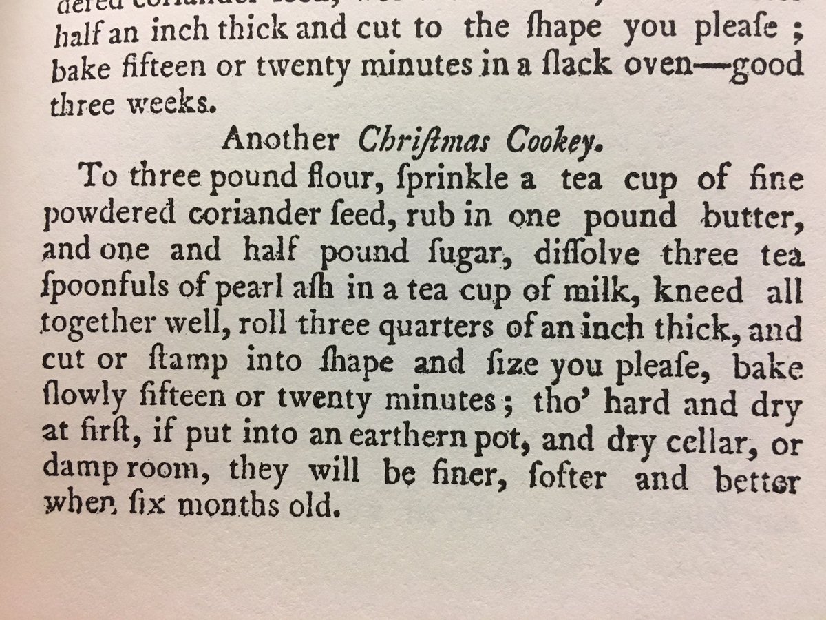 Join us at 10:00 on Tuesday morning (12 December) as we live Tweet the making of Amelia Simmons' perennial favourite, 'Another Christmas Cookey!' And for those of you playing along at home, here's the receipt...
#berevolutionary #christmascookies #historicfoodways