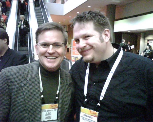 TRDonnelly's tweet photo. Wow, stumbled upon this picture of me and @chrisbrogan at @IAEE_HQ #ExpoExpo in 2009 Think it's @cityofatlanta #expochat Chris is amazing #FF #TrustAgents https://t.co/B4KnkJ2A6r