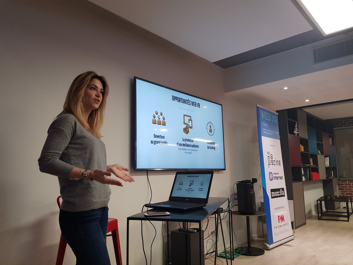 'C'est le rôle des médias de créer plus de campagnes autour du 360° et de la #WebVR'
@marinaples au meet-up #WEBXRPARIS