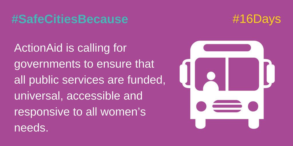 AALiberia's tweet photo. #Safecitiesbecause ActionAid and partners have been working to safeguard women’s right to the city for many years, primarily through the Safe Cities for Women campaign, to address violence against women in urban public spaces. #WhoseCity #16days @ActionAid, @ActionAid https://t.co/tKV0PapX2O