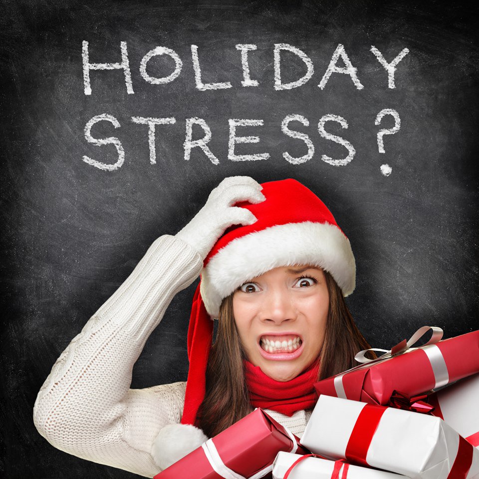 Tinsel in a tangle? De-stress with me at a Holiday Stress Lunch & Learn. Your much merrier self will thank me later! #FridayFeeling #FriYAY #PracticeSafeStress
