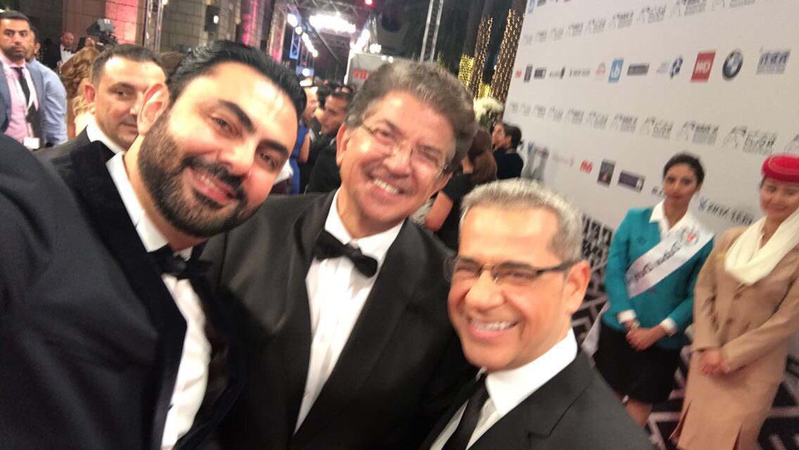 mustafa_agha's tweet image. في #مهرجان_دبي_السينمائي مع النجمين وليد توفيق ومحمد كريم @dubaifilm #DIFF17