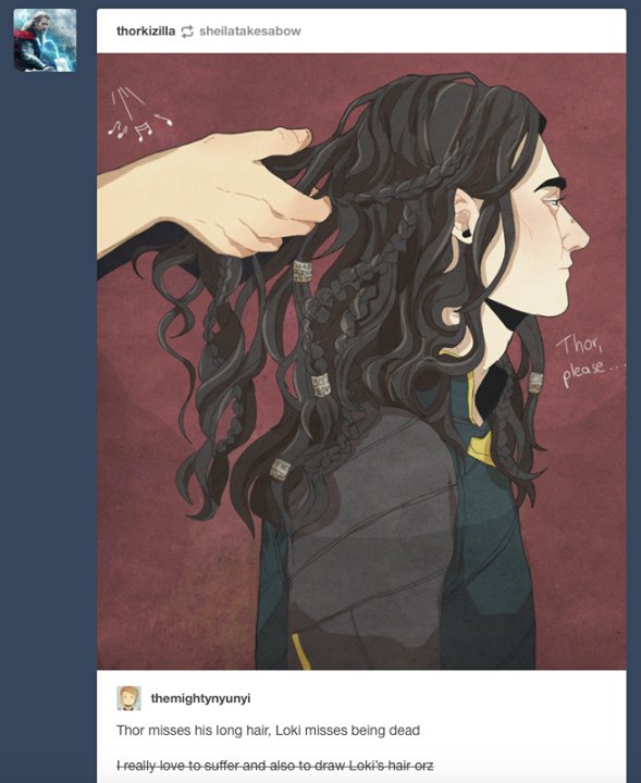 lokisarmyorg's tweet photo. Lovely hair ;) https://t.co/MhPRiJjEnR