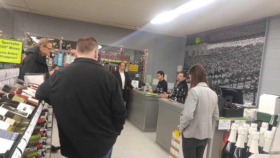 Great tasting and talking with <a href="/Xaviervins/">Xavier Vignon</a> last night. Truly a holistic background with which to approach winemaking and expert consulting. The <a href="/Vin_Chicago/">Vin Chicago</a> customers loved it! #rhonewine