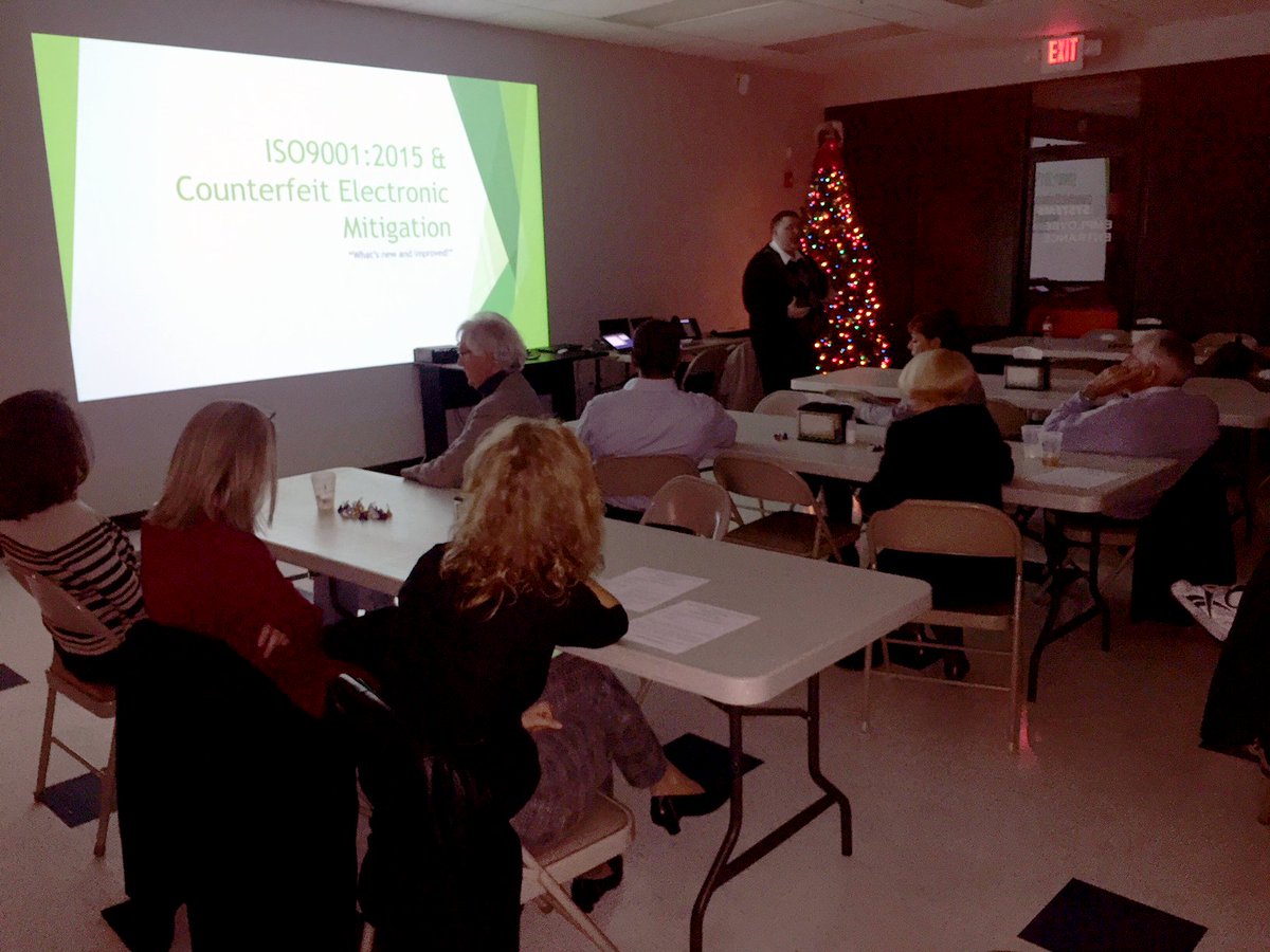 TrentonSystems's tweet image. @SMTAorg Atlanta Chapter Holiday meeting went great! Even Santa decided to learn a thing or two about #counterfeitcomponents 🎅. Also a big thanks goes out to @qa_gary!