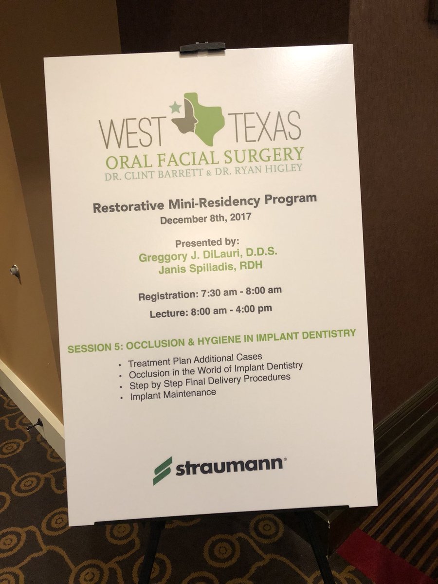 More local dental implant education in West TX! #straumann